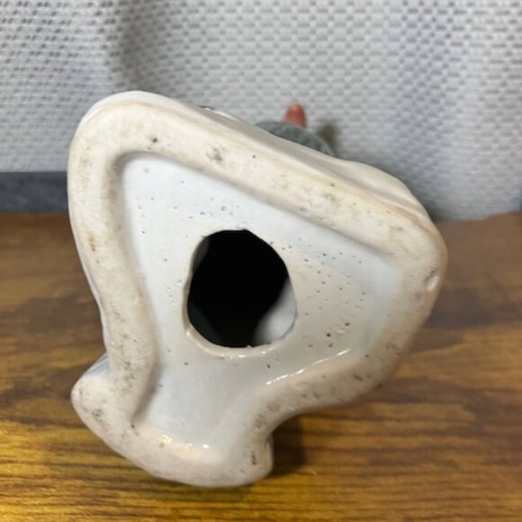 Ceramic Eagle Figurine Teal, Blue & White Made in Brazil - Picture 6 of 6